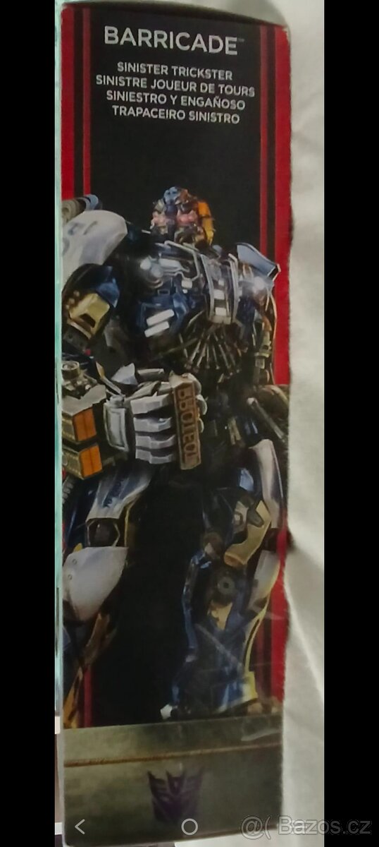 Prodám Transformers:Berserker/Barricade/Grimlock/Slash/