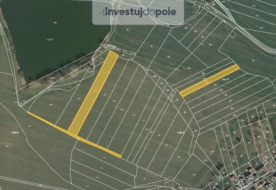 Prodej podílu 1/5 pole 1 351 m², Vilice, ev.č. 2025-08-15-12