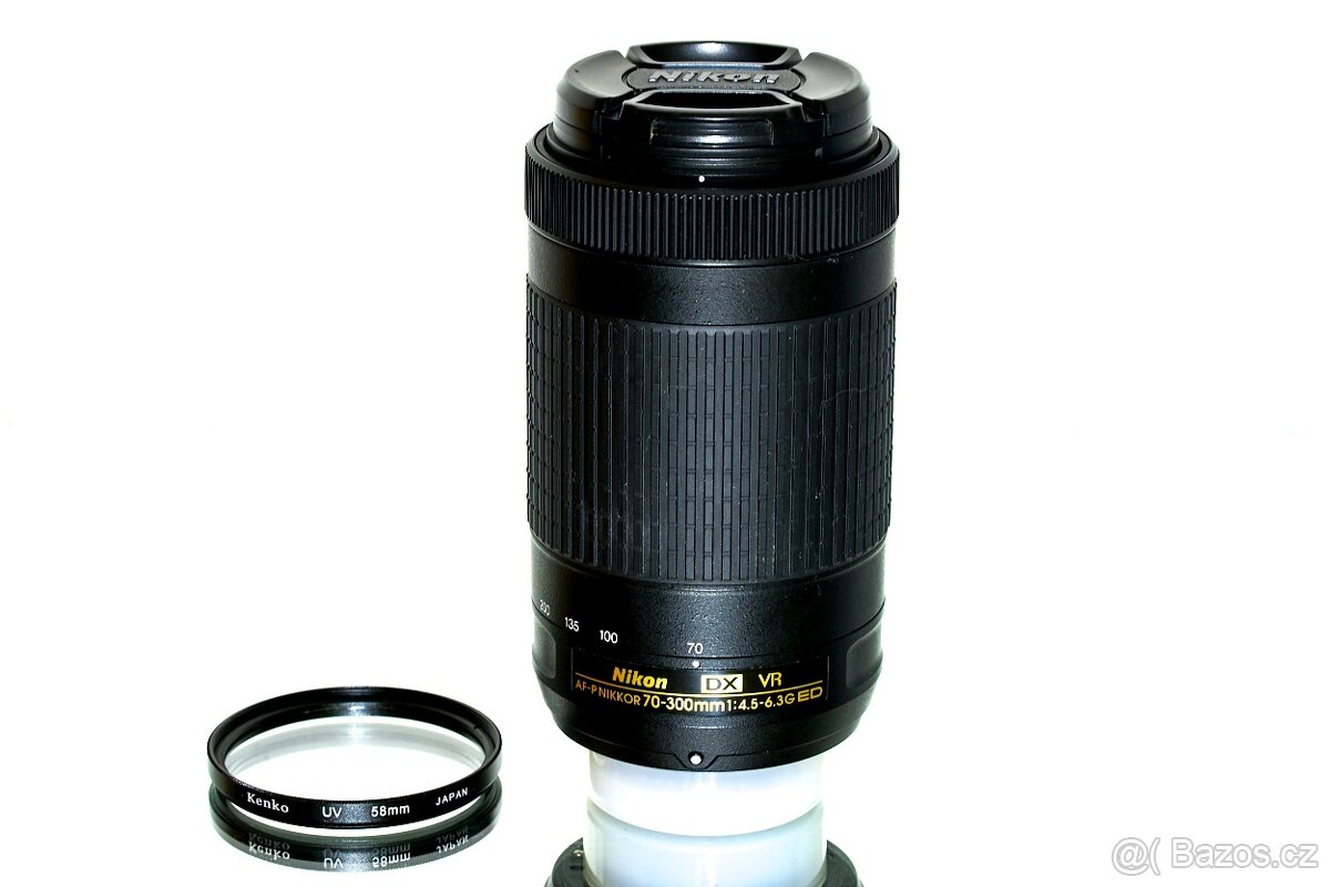 Nikon AF-P DX 70-300mm G VR + UV filtr Kenko 58mm