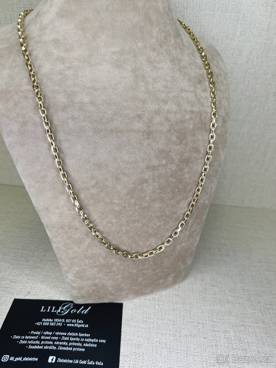 Zlatý řetízek 585/1000 7.64g Nová puncovaná