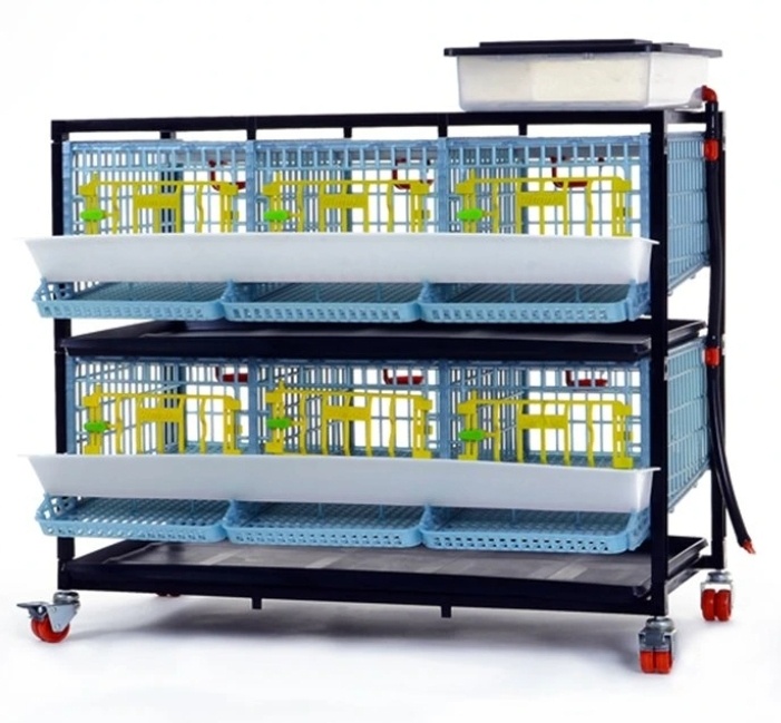 Klec CIMUKA s 8 křepelkami