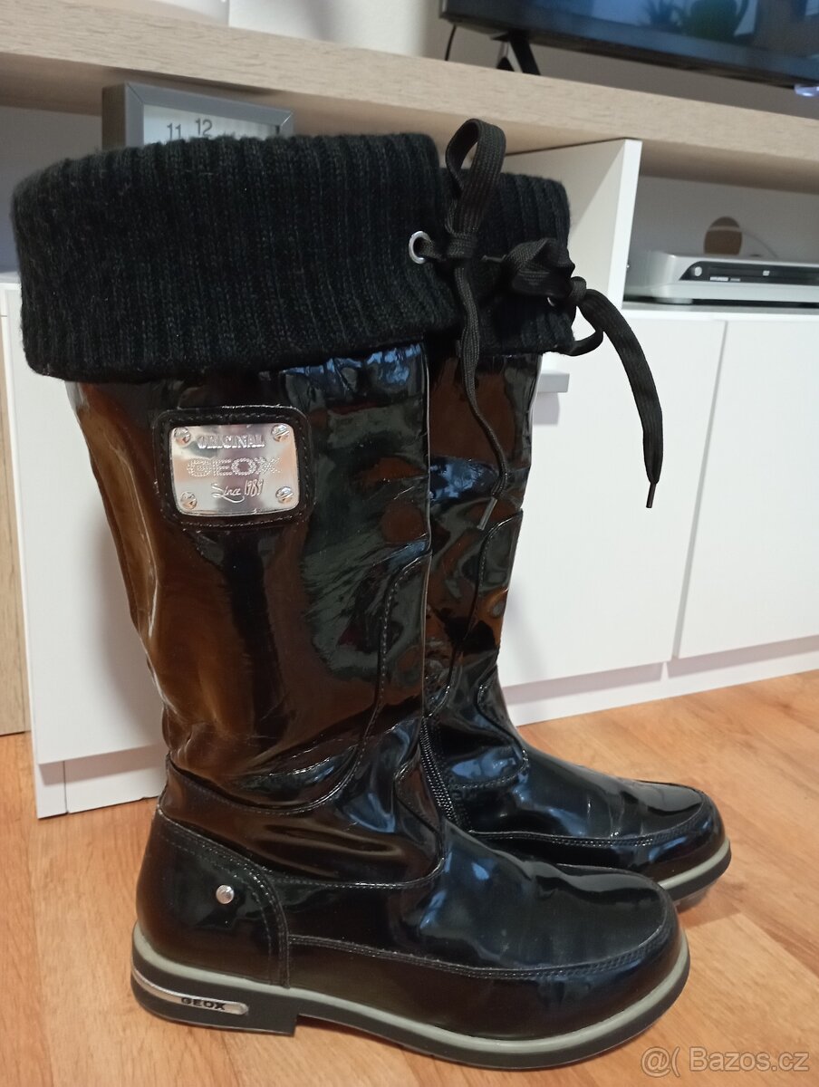 Zimní vysoké boty Geox vel.38, Super stav