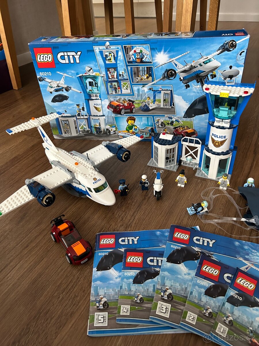 LEGO City POLICIE 60210 KOMPLETNÍ - Základna letecké policie