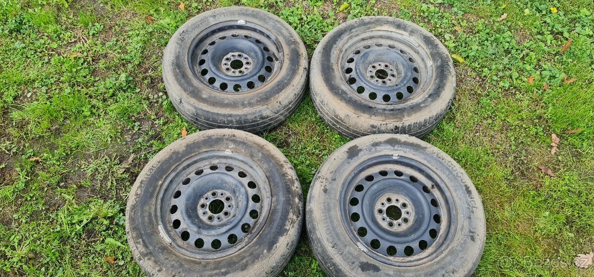 Disky na dodávku 15", 5x100, 205/65/15 - můžu poslat