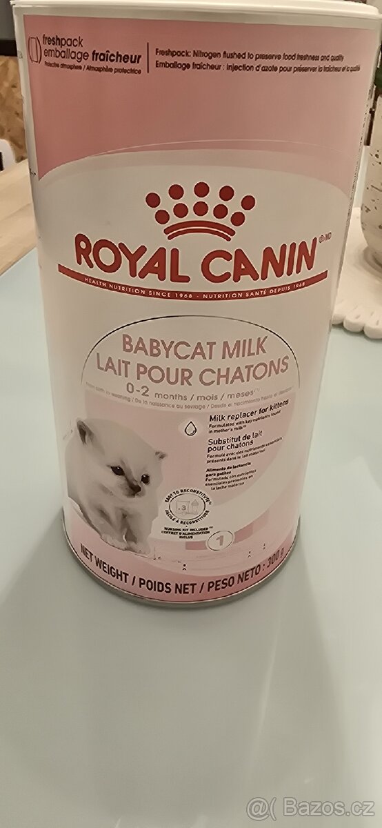 Daruji kotěcí mléko 0-2 měsíce