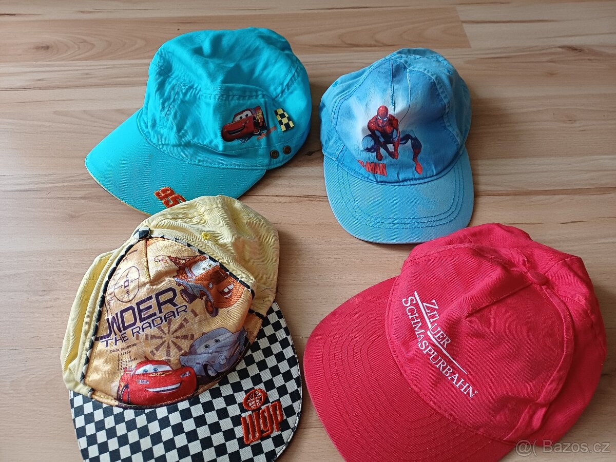 Dětské čepice kšiltovky