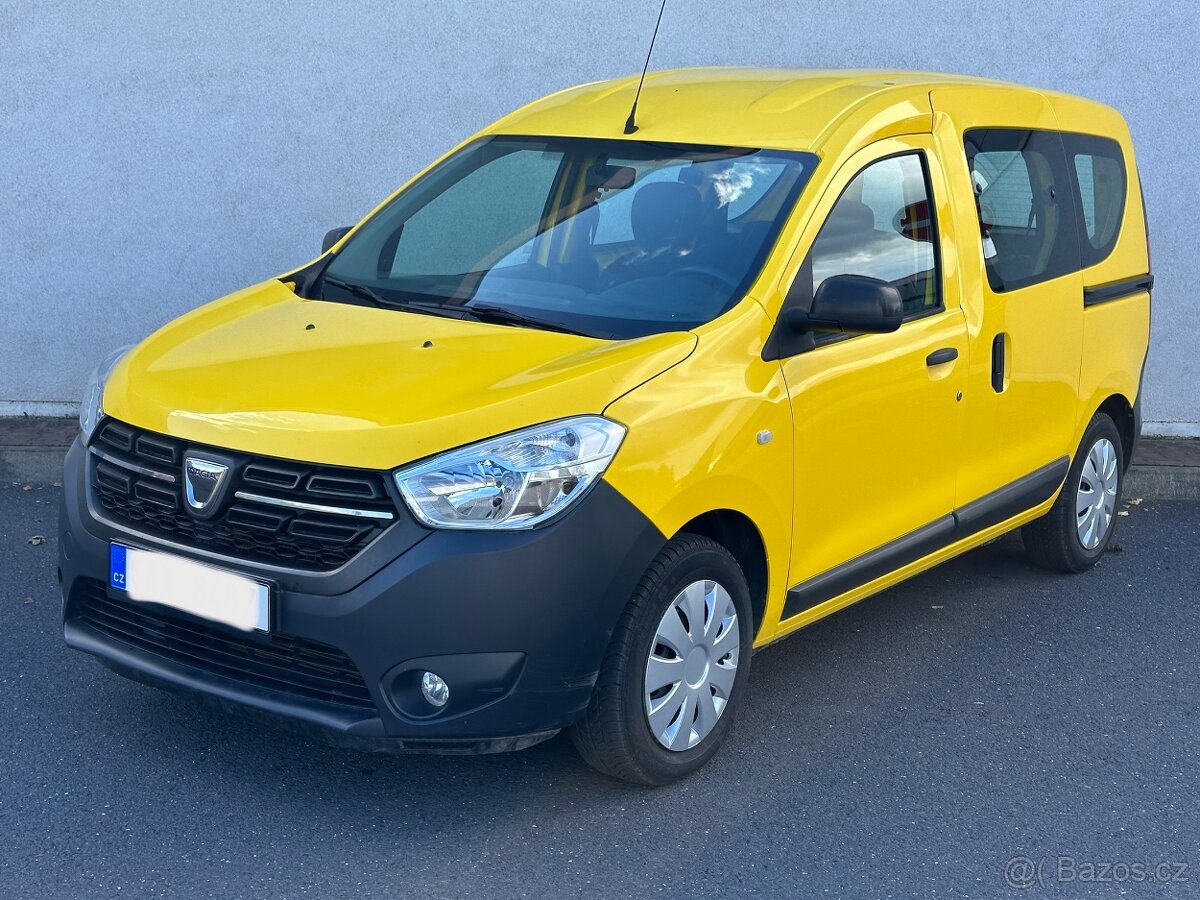 Dokker 1,5dci,108tiskm,1.majitel.Čr,odpočet dph,park senzory