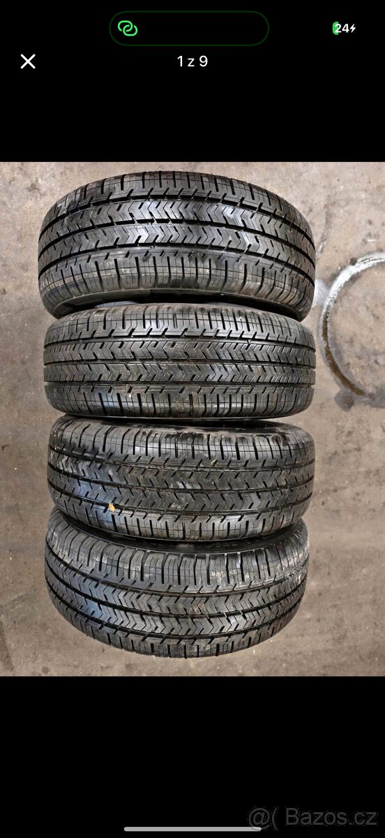 Prodám 215/60r17c Michelin Agilis letní dneu 8,5mm