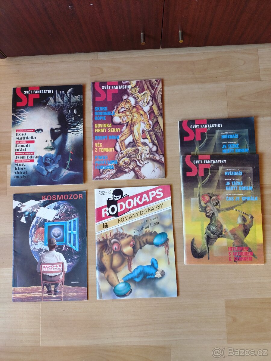 Sci -fi časopisy směs