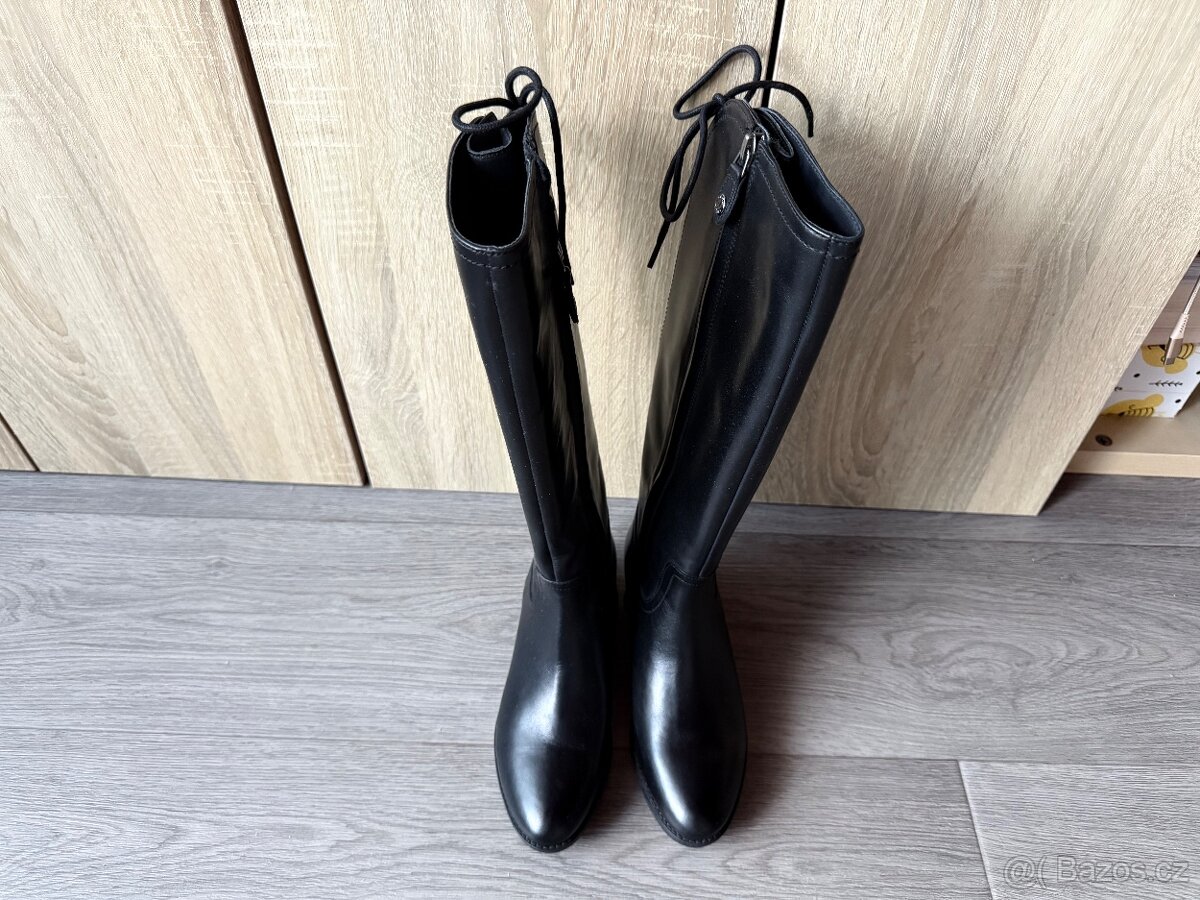 Kožené kozačky GEOX - NOVÉ