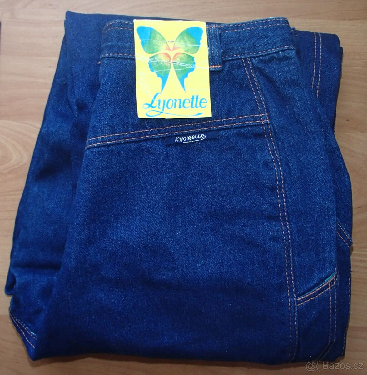 Oteplené široké džíny 170 a 164 a oteplovačky 44-46