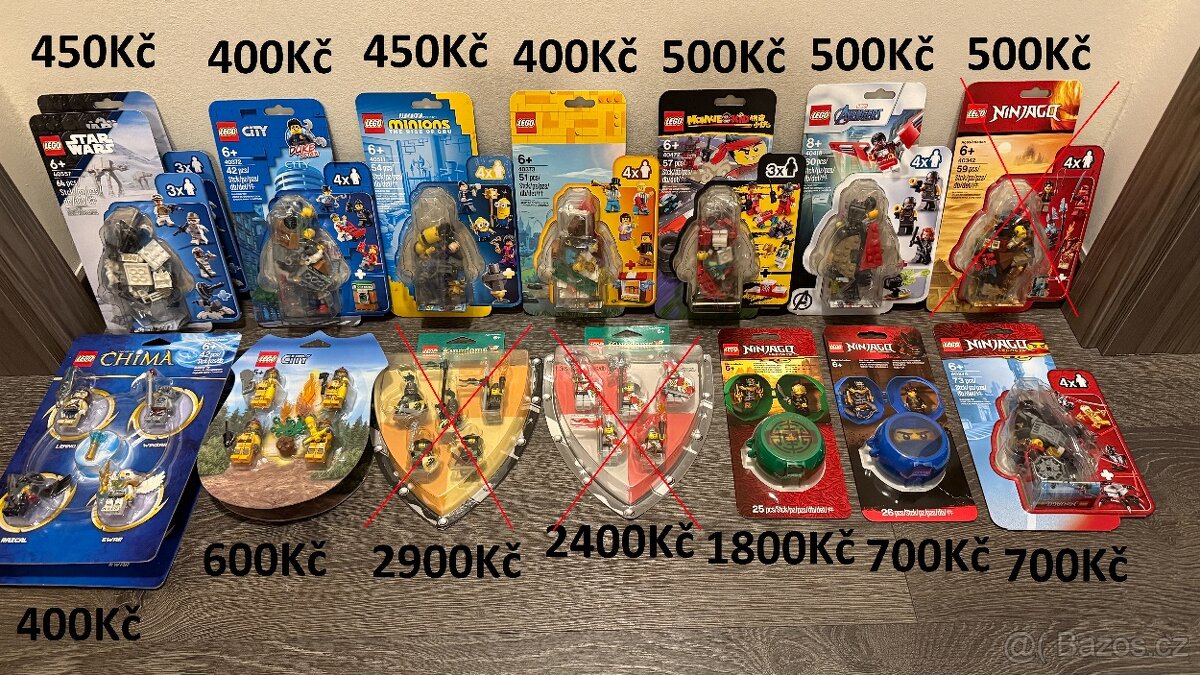 Prodám LEGO v blistrech/mix