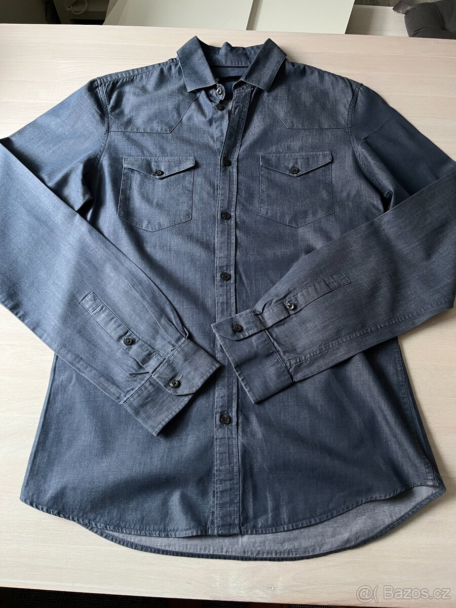 Pánská modra košile vel S