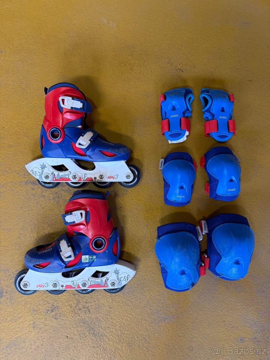 Dětské kolečkové brusle vel. 28-30