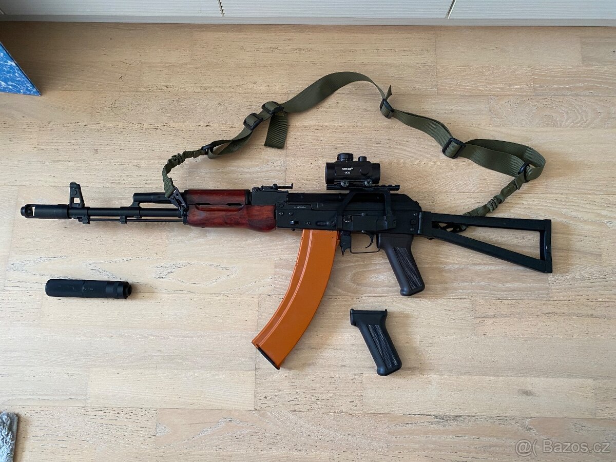 AK-74 H airsoft + příslušenství