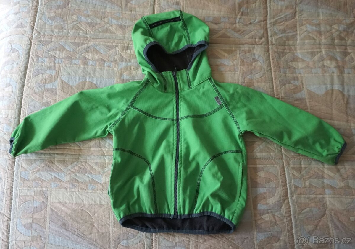 Dětská zelená softshellová bunda vel.98 zn.FANTOM