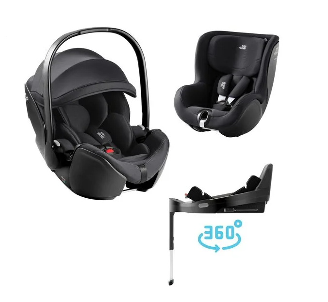 Britax romer set (vajíčko + základna + pokračovací sedačka)