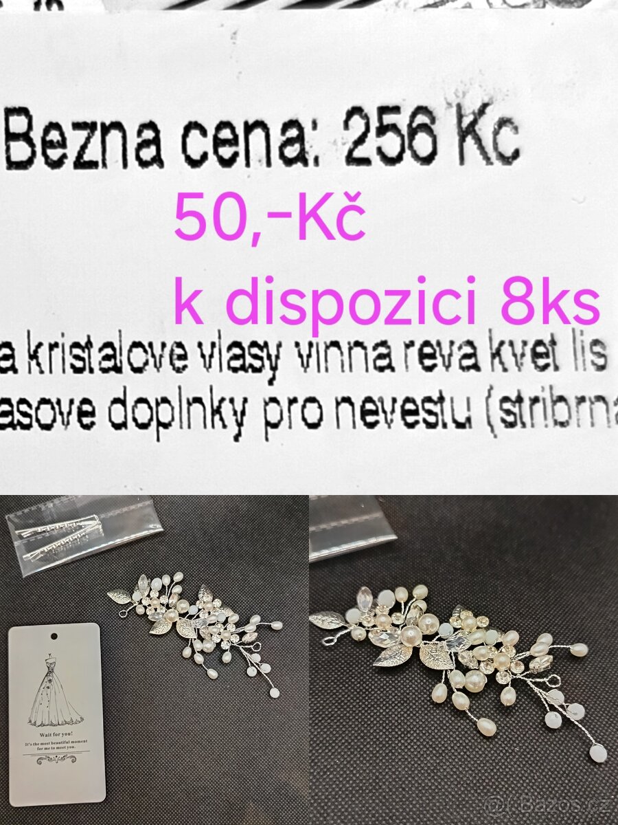 Svatební doplňky do vlasů
