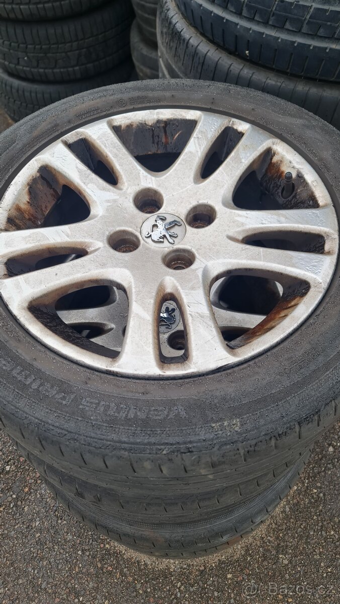 ALU KOLA PEUGEOT 15 4x108 disky R15 4/108 letní pneumatiky