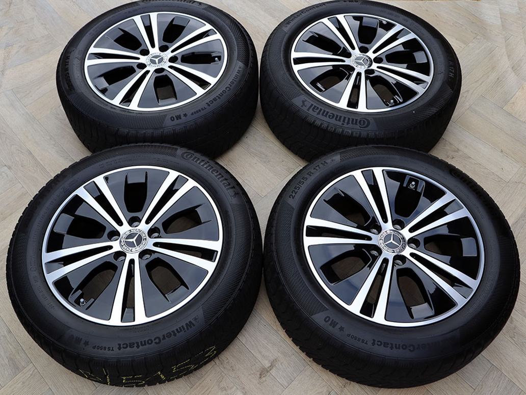 17" 5x112 ALU KOLA MERCEDES E-CLASS – ZIMNÍ+ČIDLA