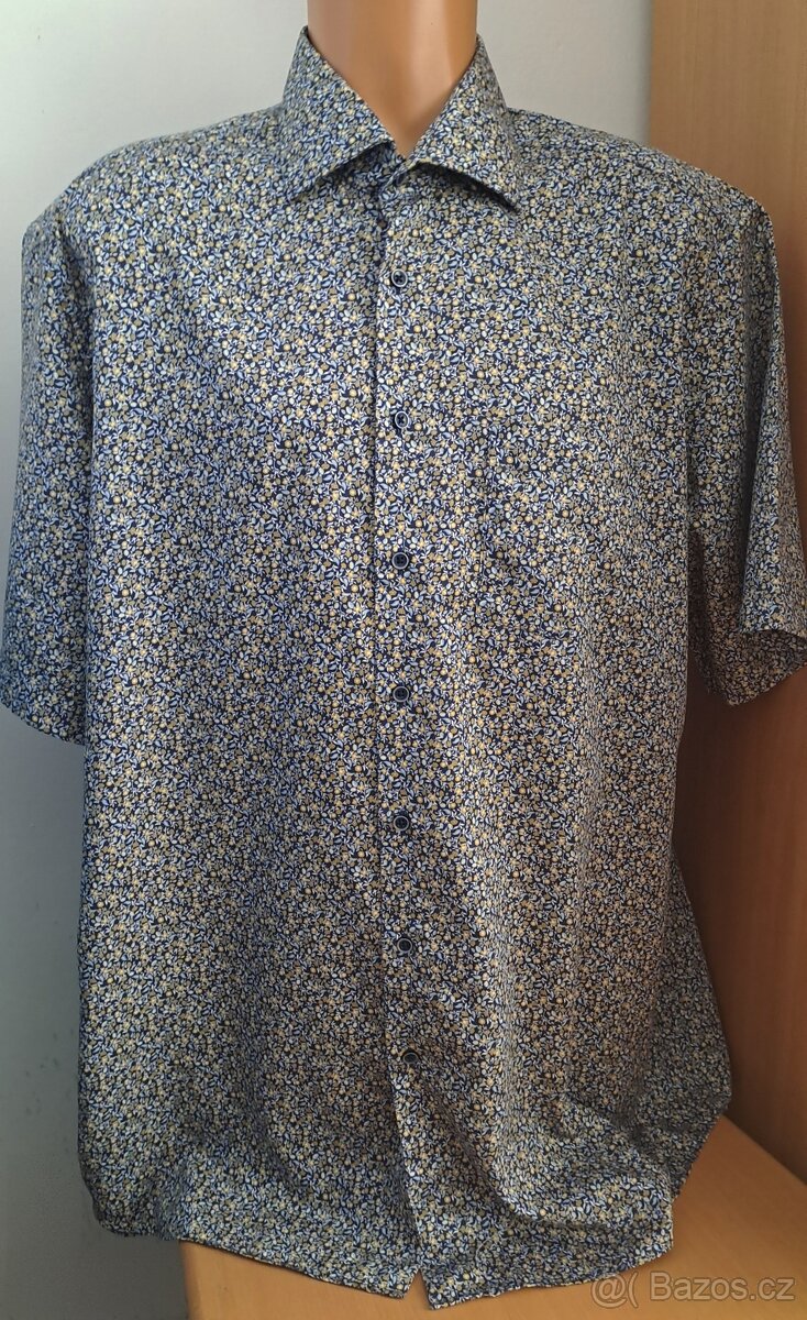 Pánská modern fit košile Eterna/46-XXL-XL/2x67cm