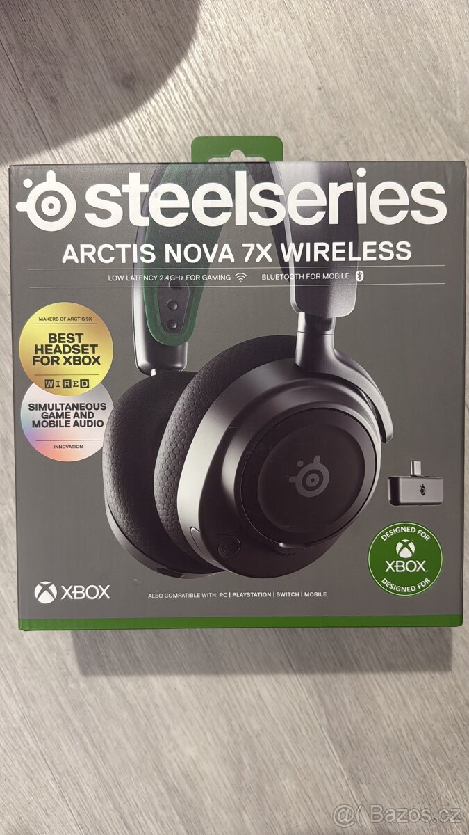 Herní bezdrátová sluchátka SteelSeries Arctis Nova 7X