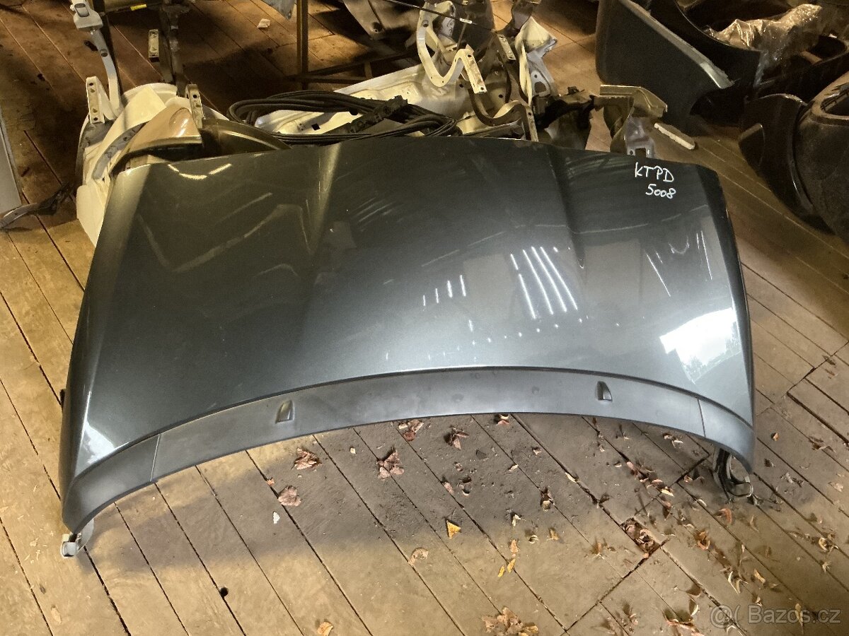 Peugeot 5008 - přední kapota + panty. KTPD