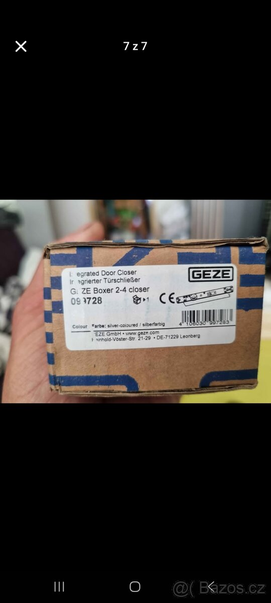 GEZE BRANO otvírač dveří 2-4