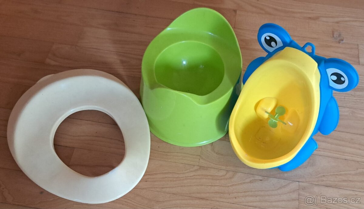 Nočník pro chlapce, redukční WC prkénko, pisoár