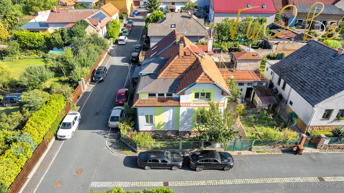 Prodej RD 6+1, 167,9m2 s dílnami a zahradou v Kostelci nad Č