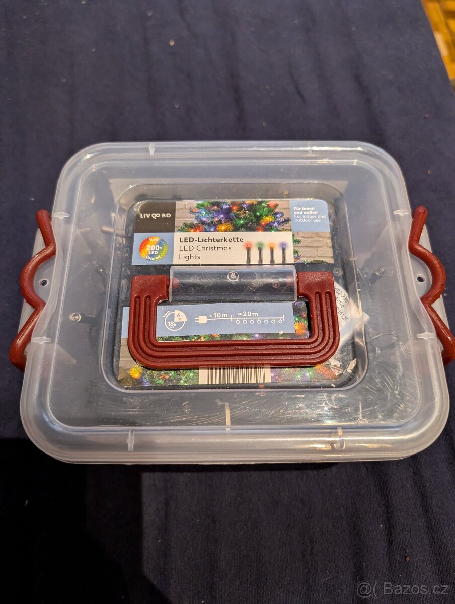 2x OSVĚTLENÍ VNITŘNÍ,VENKOVNÍ 20m + Yassen-300 led