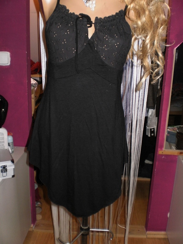 top#cerny# bavlneny#plesovy# spolecensky#L/XL