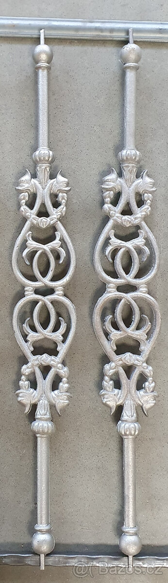 Litinové zábradlí - ozdobná litina - výplň