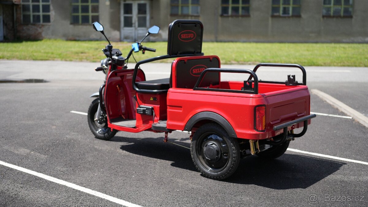 tříkolový pracovní elektrický vozík SELVO WORK 10