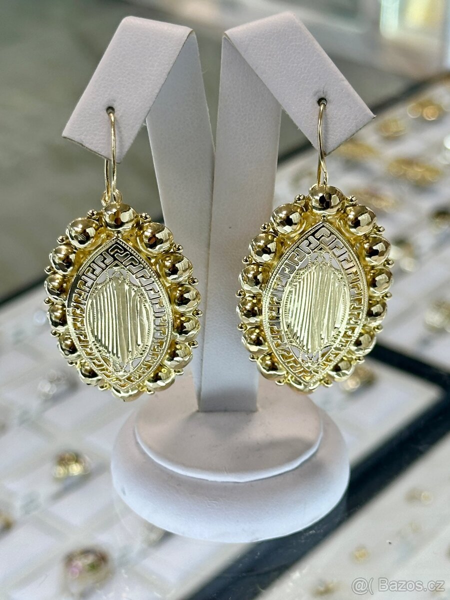 Zlaté náušnice 7,77g