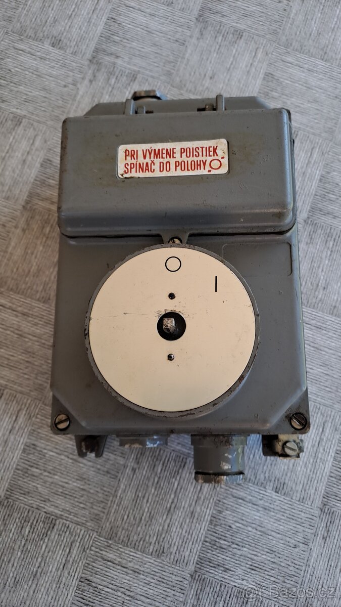 Vačkový spínač SEZ TYP S25 JI