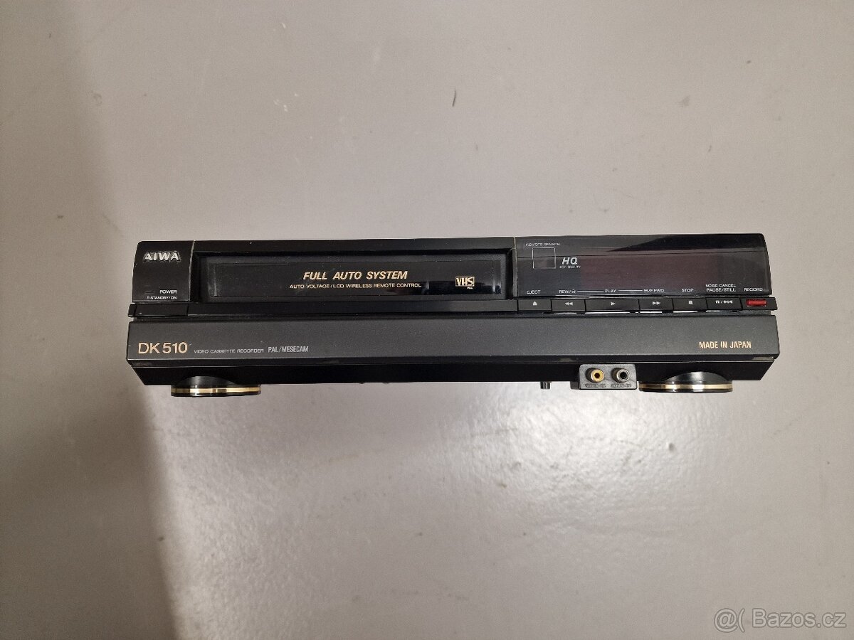 Videorecorder AIWA HV-DK510 s orig dálk. ovladačem