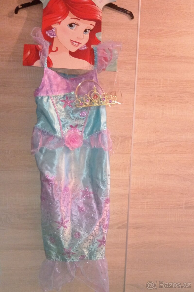 Mořská víla Ariel - kostým, mořská panna 128