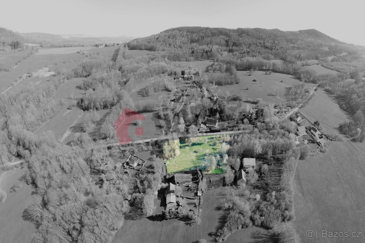 Prodej stavebních pozemků v obci Kolné na Českolipsku 2741 m