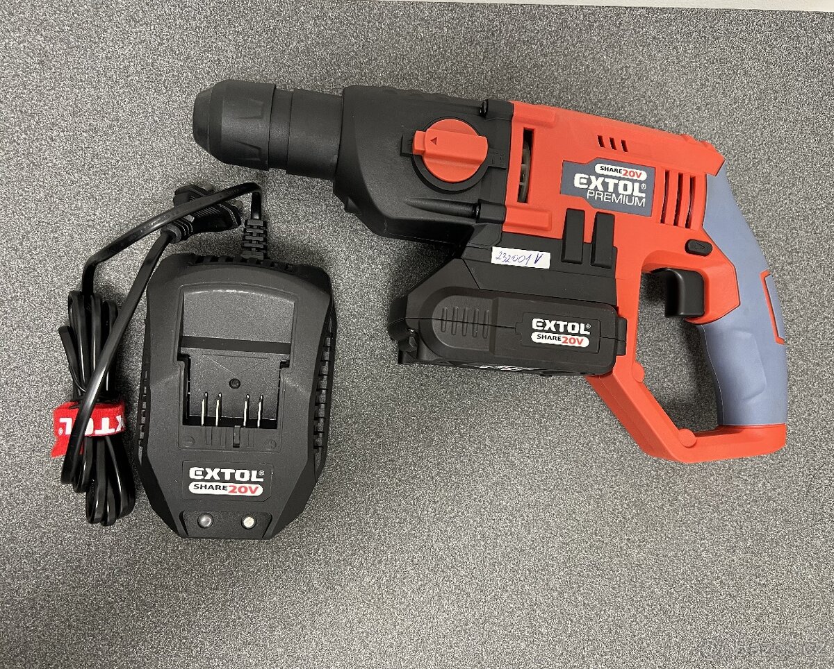 Vrtací kladivo Extol Premium 20V