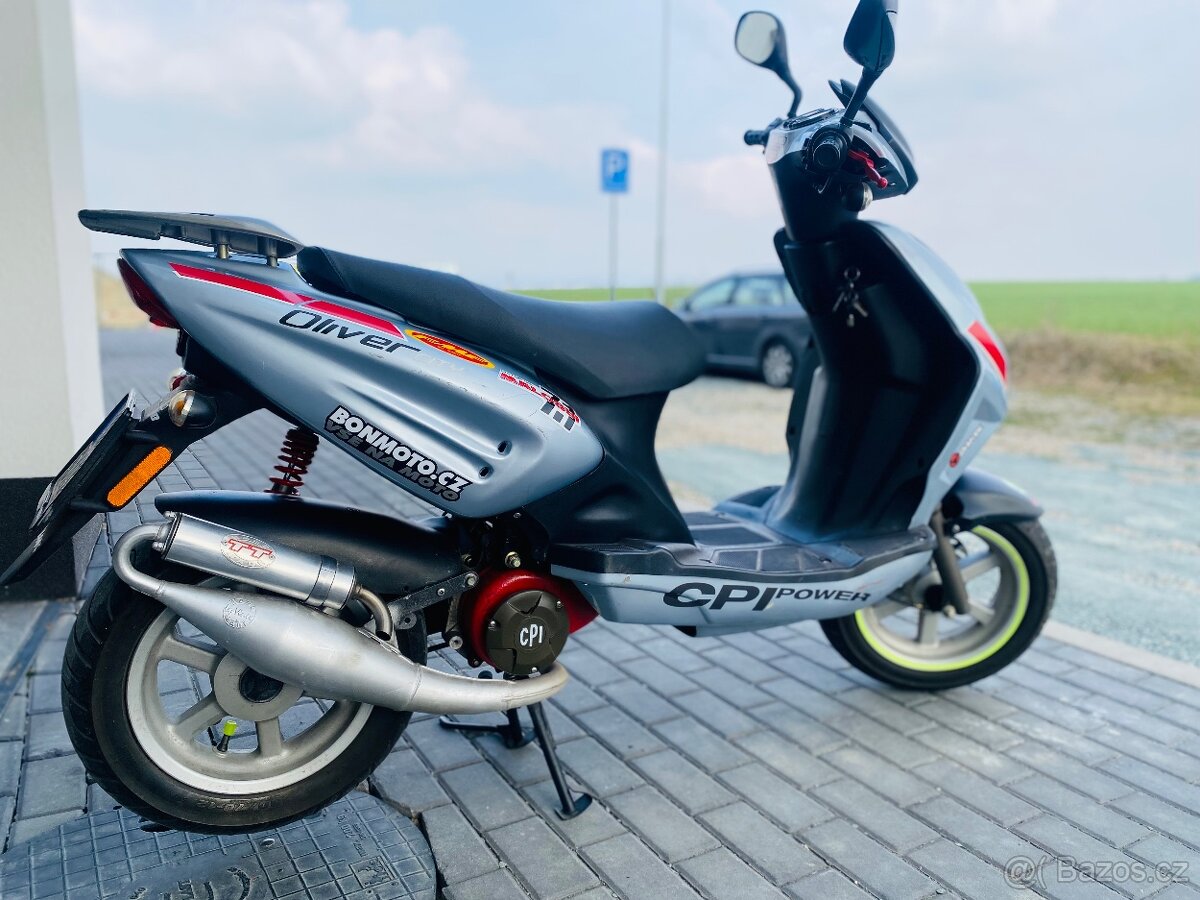 CPI Oliver 50ccm 2T/ TUNING / skútr, moped, řidičák B