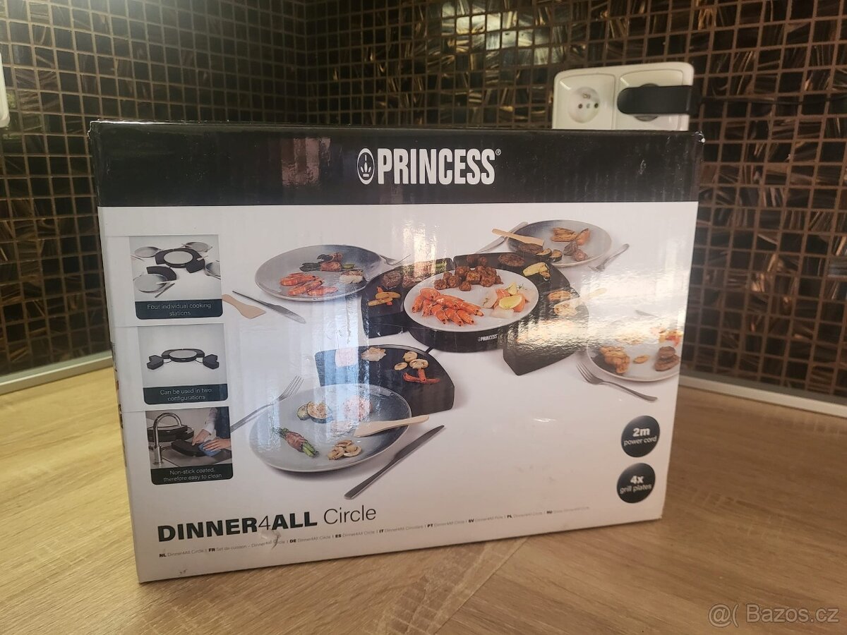 Nerozbalený - Elektrický stolní gril pro 4 osoby