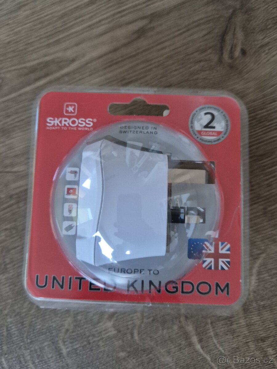SKROSS cestovní adaptér EU to UK
