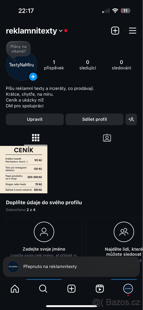 Reklamní texty na míru – rychle, levně, co prod