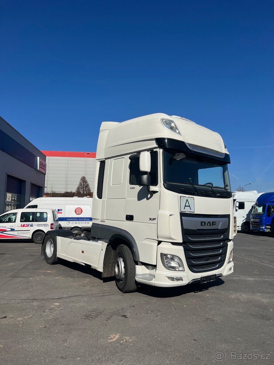 DAF XF 530 FT SSC EURO 6, tahač 4x2 Stand. s hydraulikou
