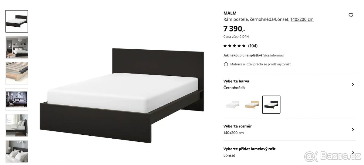 Postel Ikea Malm
