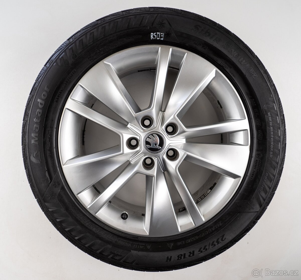 Škoda Kodiaq - Originání 18" alu kola - Zimní pneu