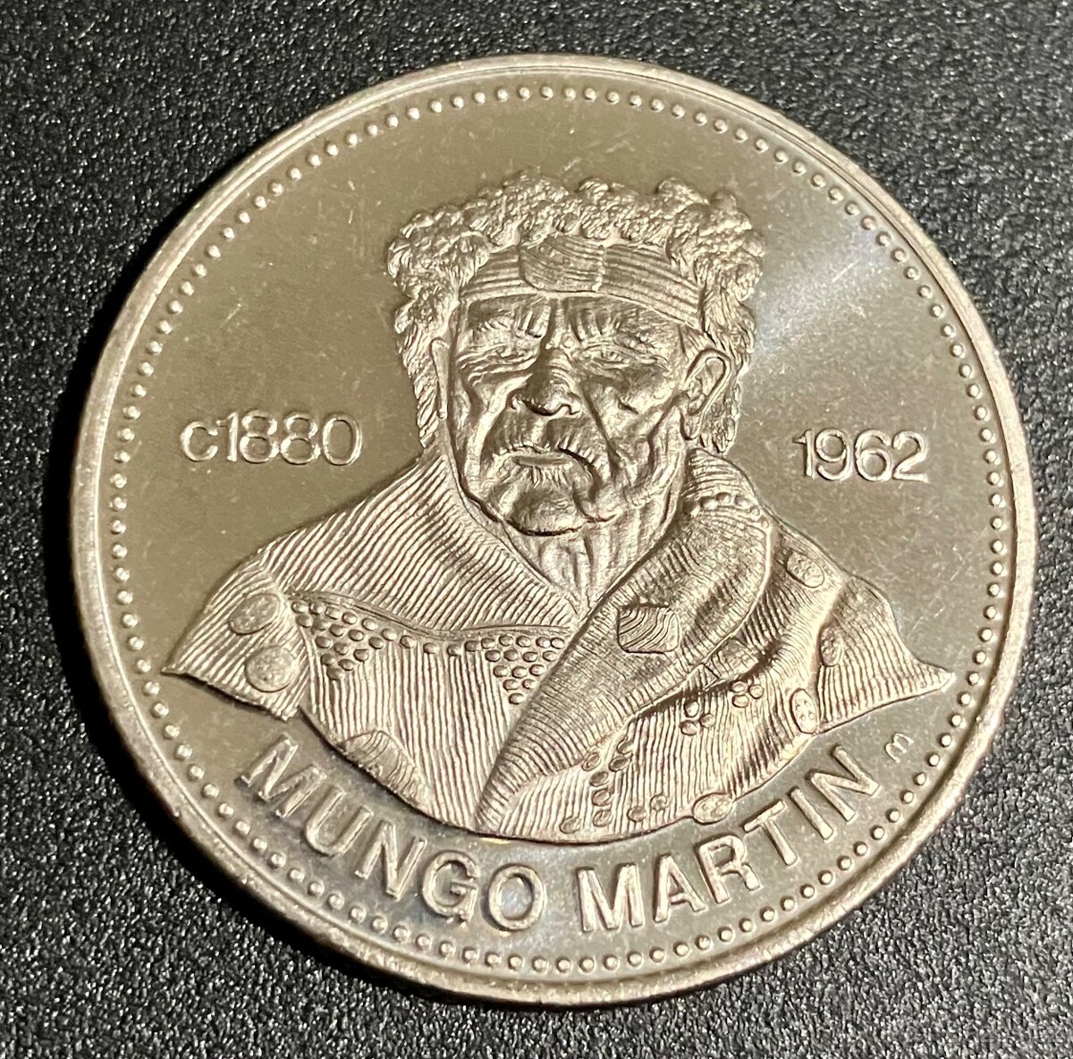 Obchodní dolarový žeton Kwakuitl 1977 - Britská Kolumbie