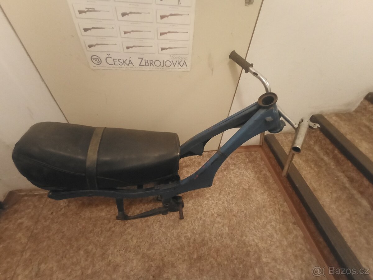 Jawa Bizon  Rám+sedlo+řidítka