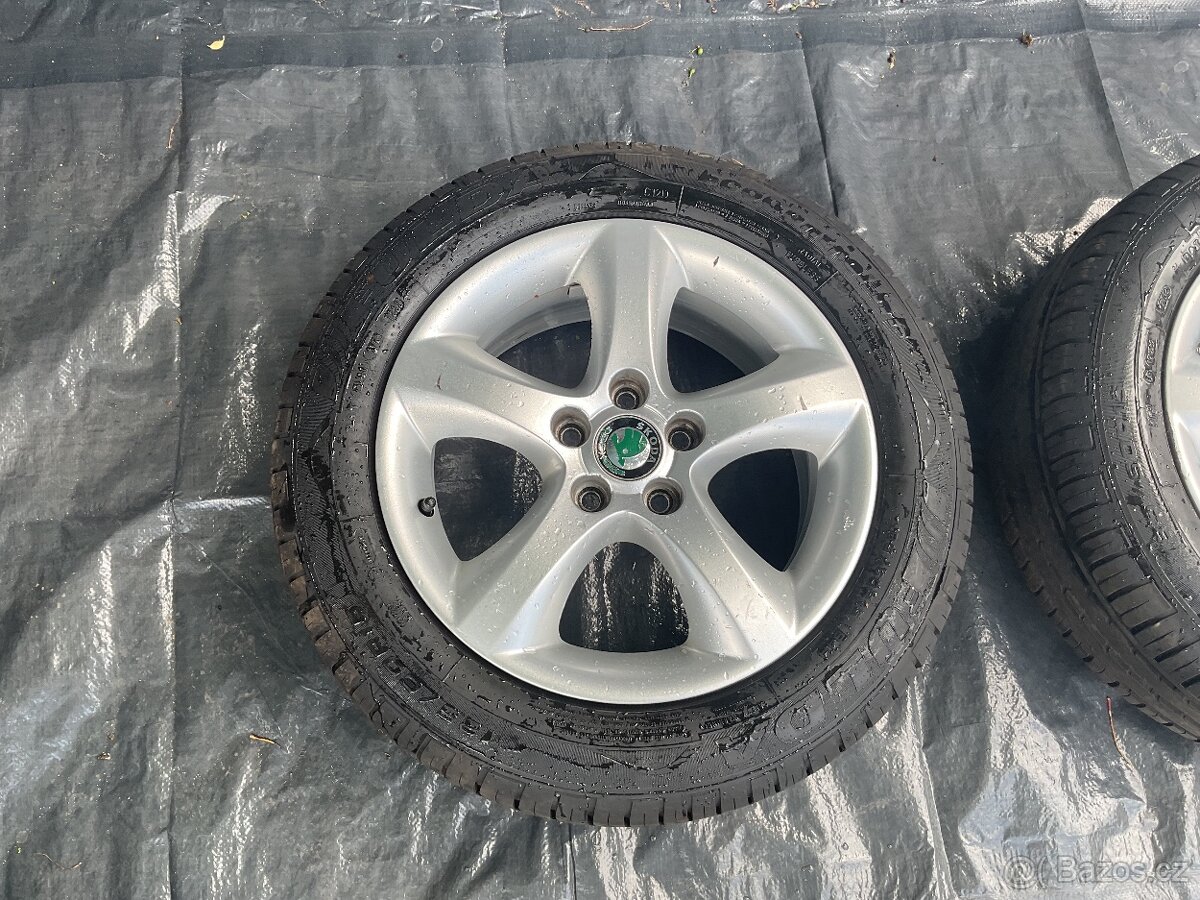 Celá ALU kola ŠKODA s pneu FULDA ECOCONTROL HP